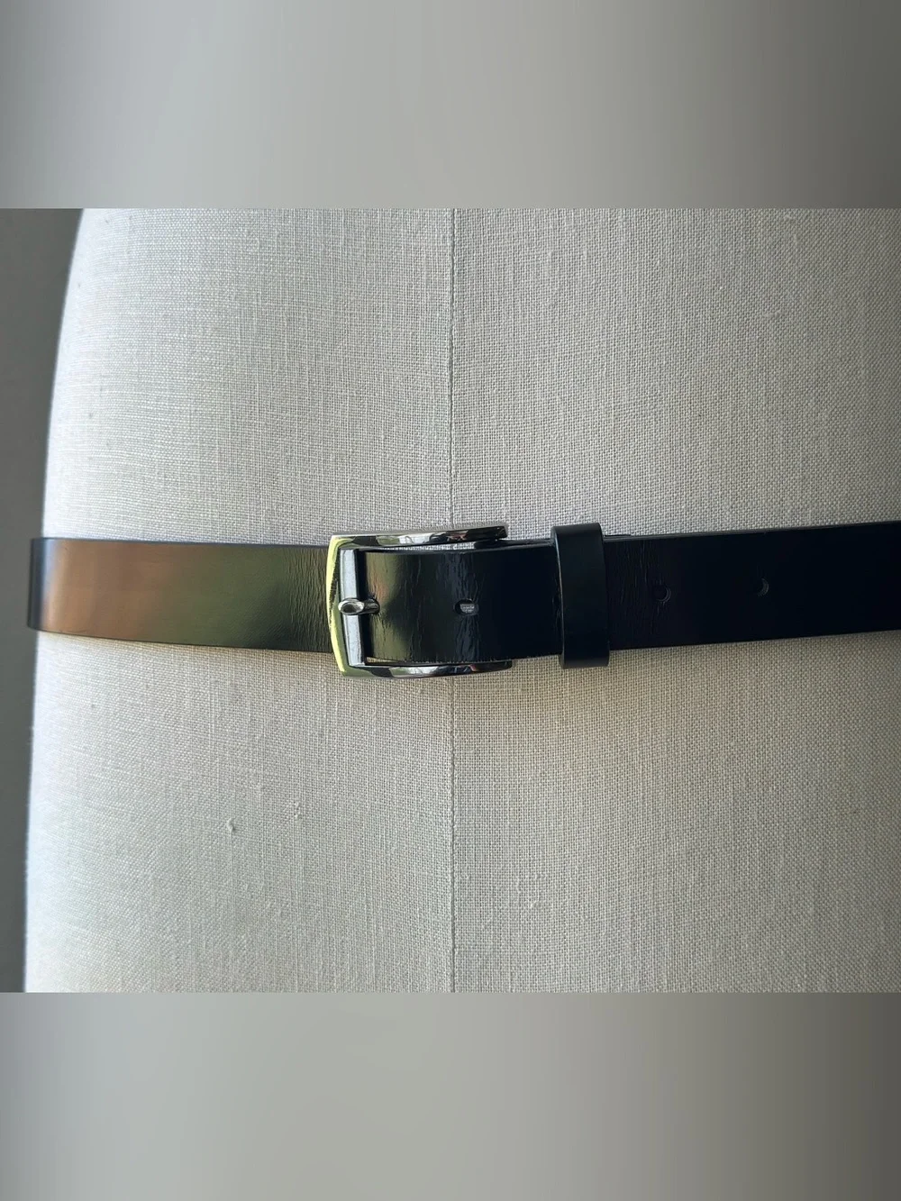 Polo Ralph Lauren Men's Black Genuine Leather Dress Belt